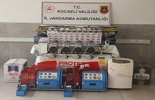 Kocaeli’de yüz binlerce gram kaçak tütün ele...