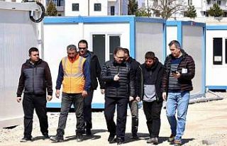 Konteyner kentin yapımında son aşamaya gelindi