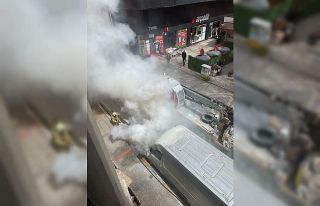 Korkutan araç yangını