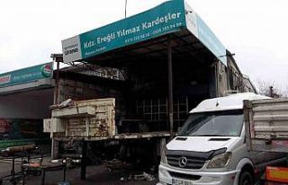 Kriko kırıldı, minibüs ile dorsenin arasında...