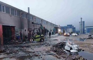 Kütahya’da tekstil fabrikasında korkutan yangın