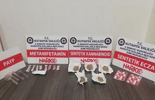 Kütahya’da uyuşturucu operasyonlarında yakalanan...
