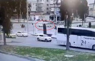 LPG yakıt tankını ön koltuğa kadar fırlatan...