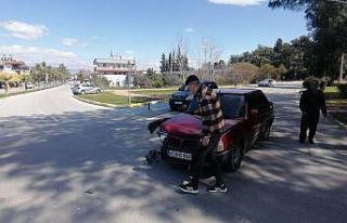 Manavgat’ta trafik kazası: 1 yaralı