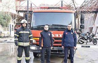 Manisa İtfaiyesi çadır kentte görevlendirildi