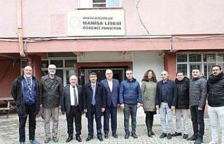 Manisa Lisesi’nden Başkan Çelik’e teşekkür