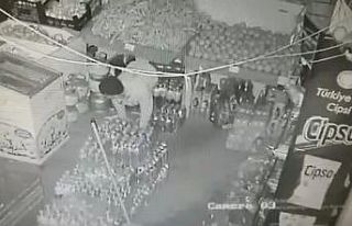 Market faresi kameraya takıldı