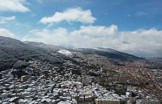 Mart karı Bursa’yı beyaza bürüdü
