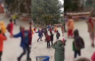 Mart sonu Ceylanpınar’da kar sürprizi