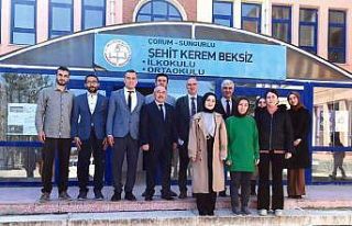 MEB daire başkanı Arhan, okulları inceledi