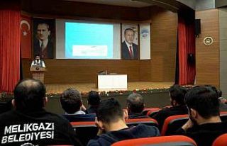 Melikgazi’de Belediye Personeline İş güvenliği...
