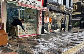 Mersin’i dolu vurdu