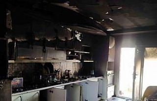 Midyat’ta mutfakta çıkan yangın korkuttu