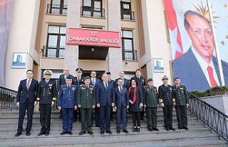 Milli Savunma Bakanı Akar, Çanakkale Valiliğini...
