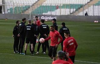 Milliler, Hırvatistan maçının hazırlıklarını...