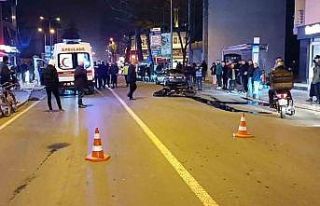 Motosiklet ile arazi aracı çarpıştı: 1 yaralı