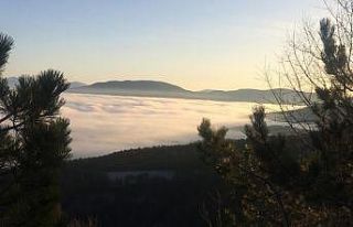 Mudurnu’da sis manzarası