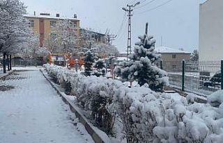 Muradiye’de sabah güneş, öğlenden sonra kar