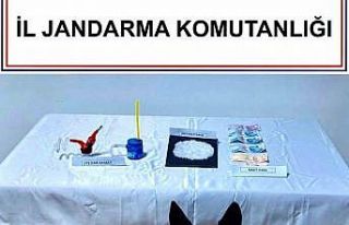 Narkotik köpek ‘Kont’ destekli uyuşturucu operasyonu