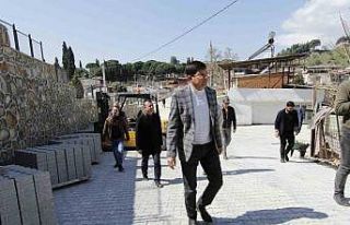 Nazilli’de yol çalışmaları devam ediyor