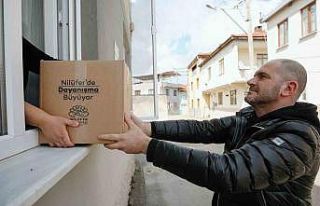 Nilüfer Belediyesi’nden binlerce haneye erzak desteği