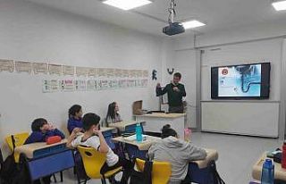 Öğrencilere suyun yeri ve önemi anlatıldı
