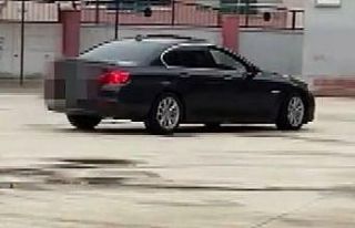 Okul bahçesinde drift atan sürücüye 36 bin 722...