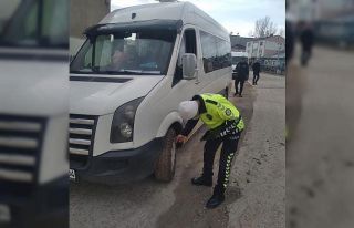 Okul servis araçları denetlendi