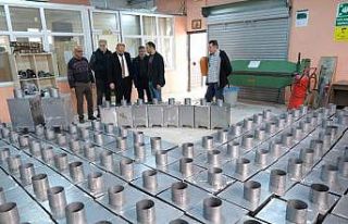 Orhanelili öğrenciler depremzedeler için soba üretti