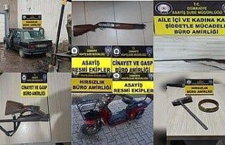 Osmaniye’de çeşitli suçlardan yakalanan 3 şüpheli...