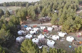 Otağı çadırlarında gençler rehabilite edilecek