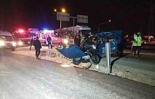 Otomobil ile tır çarpıştı: 1 ölü, 3 yaralı