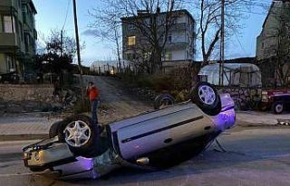 Otomobil takla attı: 1 yaralı