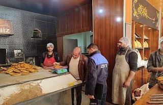 Özalp ilçesinde fırın denetimi