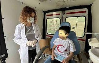 (ÖZEL) Ağız ve Diş Sağlığı Gezici Tarama Aracı...