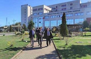 Rektör Özölçer Özölçer İbn-i Sina Kampüsü’nde...