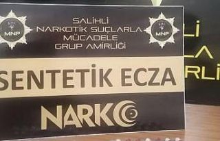 Salihli’de 50 adet sentetik uyuşturucu hap ele...