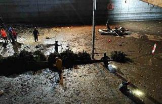 Şanlıurfa’da selin vurduğu köprülü kavşakta...