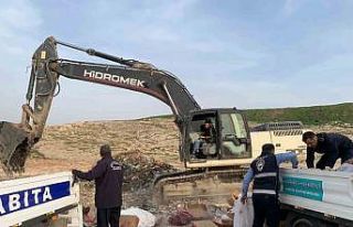 Şanlıurfa’da tarihi geçmiş tonlarca tavuk eti...