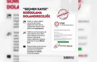 "Seçmen kaydınızı sorgulayın" linkiyle...