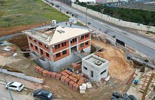 Şehit Faruk Aslan Polis Merkezi inşasının yüzde...