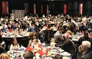 Şehit yakınları ve gaziler iftarda buluştu