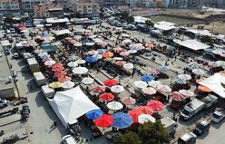 Semt pazarında denetim yapıldı