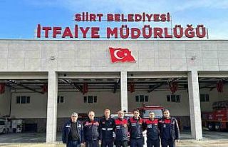 Siirt Belediyesi sel felaketinin yaşandığı bölgeye...