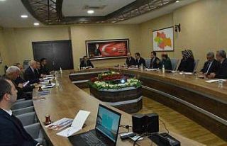 Siirt’te deprem durum değerlendirme toplantısı...