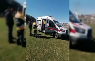 Silivri’de felç geçiren hasta ambulans helikopterle...