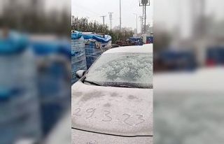 Silivri’de kar yağışı başladı