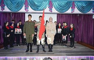 Şuhut’ta İstiklal Marşı’nı kabulü töreni