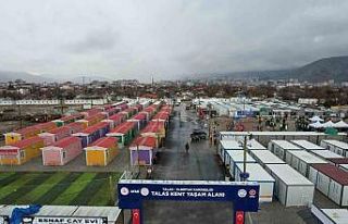 Talas Elbistan’a konteyner kent kurdu