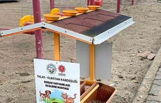 Talas, Elbistan’da minik dostları da unutmadı